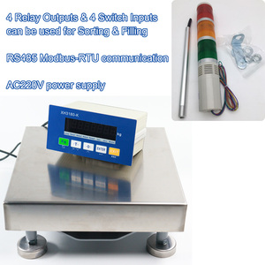 Trọng lượng quy mô với 4 đầu ra relay hi-ok-lo giới hạn trọng lượng chỉ số với bên ngoài báo động ánh sáng 0.1 gam trọng lượng quy mô - Product Image 2