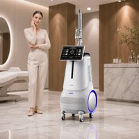 Appareil laser fractionnel au CO2 professionnel pour le traitement de l'acné, l'élimination des cicatrices et le rajeunissement de la peau, usage commercial fixe en salon