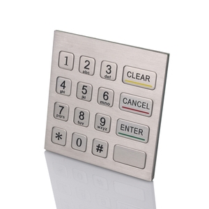16 phím Chống Thấm Kim Loại bàn phím 4x4 Vandal kháng kim loại bàn phím cho ATM - Product Image 3