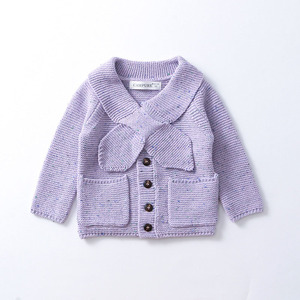 Suéter Cárdigan de Punto de Color Sólido de Manga Larga <span class=keywords><strong>para</strong></span> Niños de 1 <span class=keywords><strong>a</strong></span> 6 <span class=keywords><strong>A</strong></span>ños, Ropa Infantil, <span class=keywords><strong>Abrigo</strong></span> Cárdigan de Punto <span class=keywords><strong>para</strong></span> Niñ<span class=keywords><strong>a</strong></span> - Product Image 5