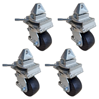 Roue pivotante pour conteneur ISO de 6, 8, 10, 12 pouces, roue de conteneur ISO de luxe
