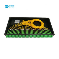 Répartiteur Optique Passif FTTH 1x3 à Montage en Rack SC APC UPC 1 2 4 8 16 32 64 128 PLC 3 Voies Diviseur Optique