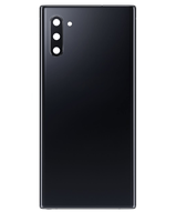 Coques arrière en verre pour téléphone portable Galaxy Note 10 avec lentille d'appareil photo et adhésif