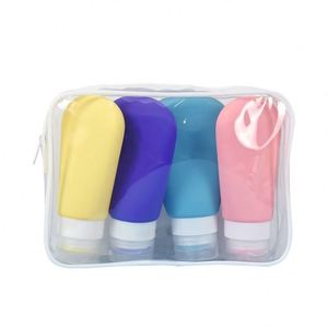 ขวดซิลิโคนแบบพกพาขนาด 89 มล. ชุดขวดแชมพูแบบเติมได้ - Product Image 1