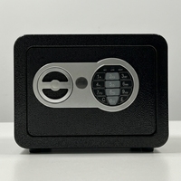 Großhandel Ganghao Mini Digitaler Safe Vollstahl Elektronisches Codeschloss Diebstahlsicherer Sicherheitsschrank 17x23x17cm für Zuhause und Hotel