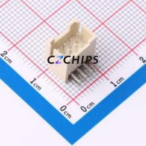 WAFER-PHB2.0-2*4PWZ Wire-to-Board Pin Header Bent Lead Through Hole,P=2mm Connector 2x4P 2mm Right Angle Insert PHB - Product Image 1