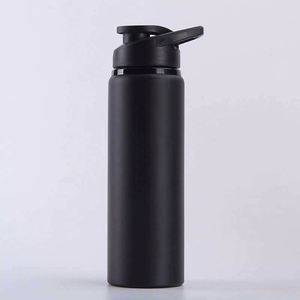 Vaso Térmico de Acero Inoxidable de 700 ml, Doble Pared Aislada, con Tapa, Botella de Agua de Viaje, Diseño Minimalista Negro y Azul - Product Image 3