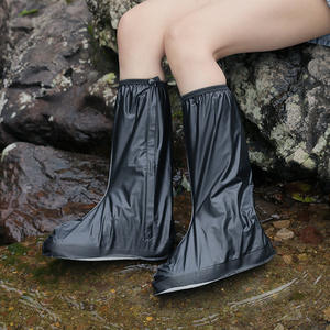 מגפי מגפי גשם איכותי ללא החלקה מעובה ללבוש עמיד למים נעליים עמיד למים מכסה ימים גשומים - Product Image 2