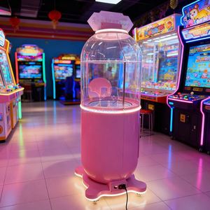 Baihui Animation Distributeur d'œufs surprise personnalisé, machine à monnayeur de type grue, machine de jeu d'arcade à plateau tournant pour jouets en capsule pour enfants - Product Image 6