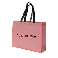 Portefeuille portable en plastique PP non tissé, impression de logo personnalisé, sac mat, design d'emballage minimaliste, emballage d'objets personnels