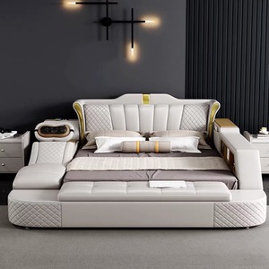 <span class=keywords><strong>Lit</strong></span> intelligent réglable de luxe avec système audio/TV/massage, <span class=keywords><strong>lit</strong></span> multifonctionnel avec <span class=keywords><strong>rangement</strong></span> pour chambre principale - Product Image 5