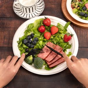 جودة عالية المتاح شوكة بلاستيكية وملعقة الثقيلة مجموعة أدوات المائدة - Product Image 5