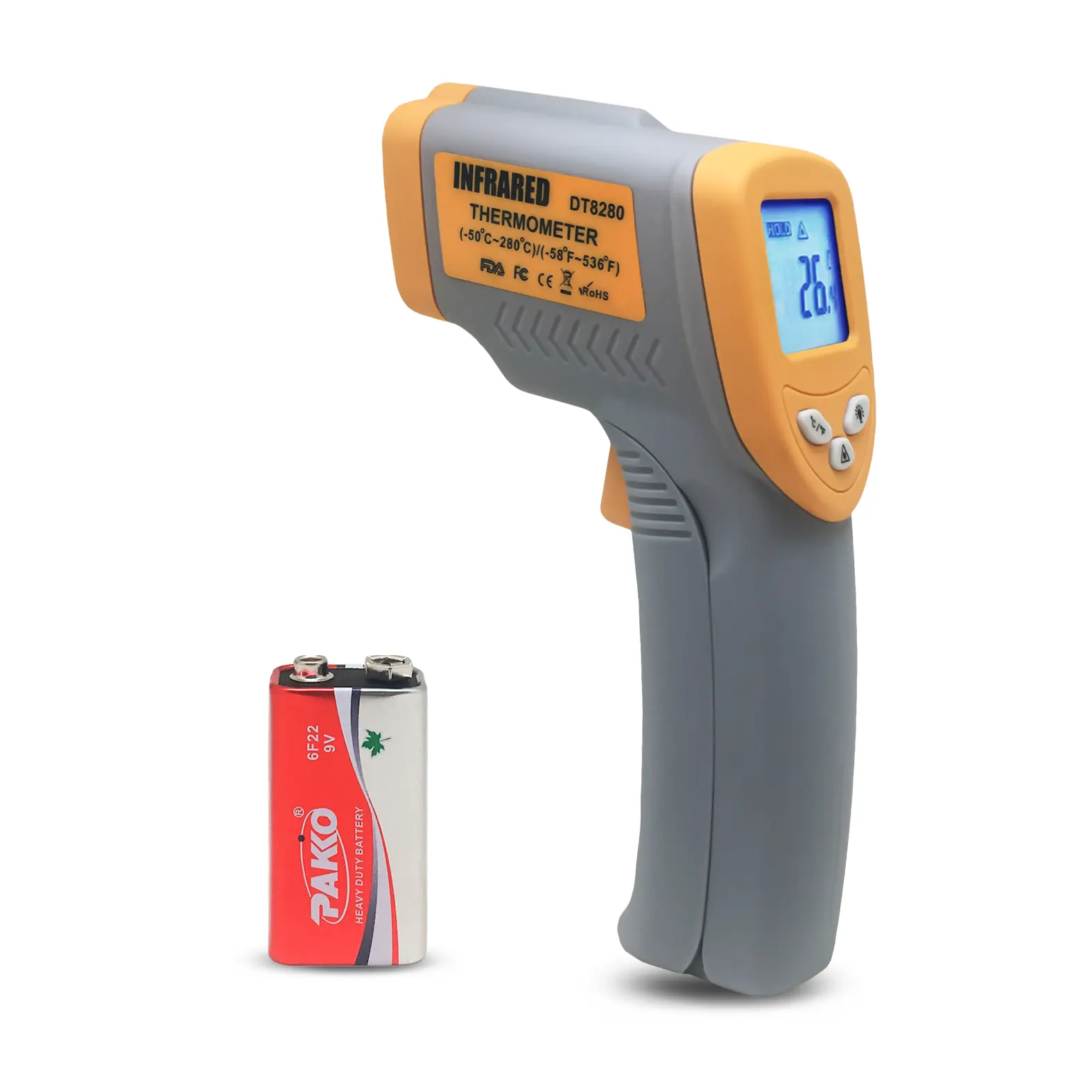 Thermometer Hand Held Thermometer Gun Shape X-laser Non-contact Smart Electronic Thermometer Digital For Industry