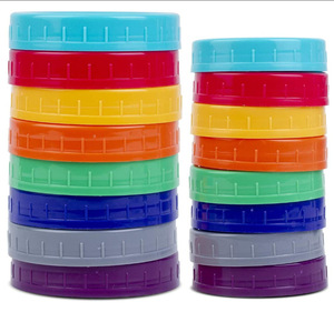 Wholesale High Quality Pink Gold Plastic 70mm 70/400 Lid for Mason Jar