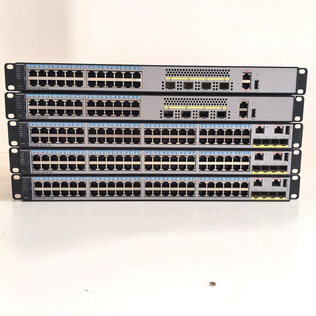 Network Switch For Huawei S5720S-28P/52P-SI-AC Full Gigabit Ethernet and 4 Gigabit SFP Fiber Layer 3 Enterprise Switch