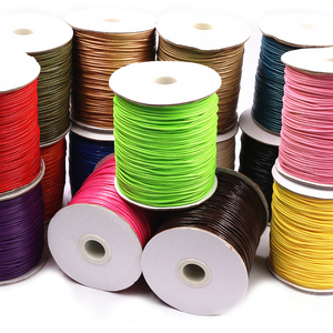 10m/lot 15 couleurs Cordon en cuir ciré, fil de coton, ficelle, corde <span class=keywords><strong>pour</strong></span> collier, <span class=keywords><strong>pour</strong></span> la fabrication de <span class=keywords><strong>bijoux</strong></span> DIY et fournitures de bracelets - Product Image 4