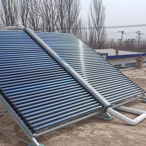 Système de chauffe-eau solaire à plaque plate 2000L, collecteur non pressurisé pour usage domestique, extérieur, <span class=keywords><strong>garage</strong></span>, projets d'usine et de dortoir - Product Image 3