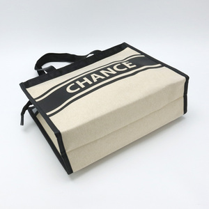 Bolsa de Playa de Lino Personalizada con <span class=keywords><strong>Iniciales</strong></span> y Logotipo, Elegante y Duradera, para Mujer, Bolsa Cruzada de Gran Capacidad con Cierre - Product Image 5