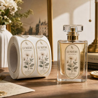 Étiquettes autocollantes en vinyle personnalisées pour flacons de parfum, imperméables, adhésives, pour emballages cosmétiques et rouges à lèvres, imprimées