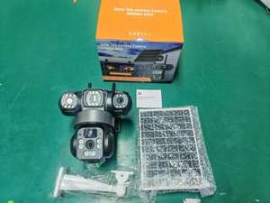 กล้องวงจรปิด3เลนส์พลังงานแสงอาทิตย์ PTZ, กล้องวงจรปิด V380เครือข่ายกันน้ำช่องใส่ซิมการ์ด4G กล้องรักษาความปลอดภัยและเสียงสองทาง - Product Image 2