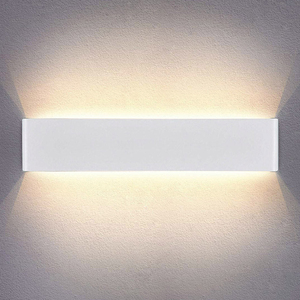 Khách sạn bề mặt <span class=keywords><strong>led</strong></span> treo tường hình chữ nhật dài dải tường đèn treo tường 28cm 41cm nhôm Dimmable tuyến tính ánh sáng với lên và xuống ánh sáng - Product Image 3