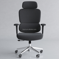 Fauteuil de bureau exécutif pivotant confortable en gros, réglable en hauteur, moderne, en tissu, ergonomique, pour la maison, l'école et l'ordinateur