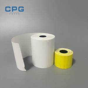 Rouleau de papier thermique sans BPA 80x70mm 70gsm faible poussière longue durée de conservation de l'image pour supermarché restaurant guichet automatique - Product Image 1