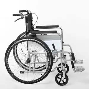 价格优惠免费备件患者转运轮椅可折叠手动助动轮椅