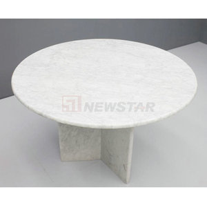 <span class=keywords><strong>Mesa</strong></span> de comedor redonda de piedra natural y mármol <span class=keywords><strong>gris</strong></span>, decoración moderna de <span class=keywords><strong>alta</strong></span> gama para restaurante, bar, cafetería y tienda, muestra gratis - Product Image 3