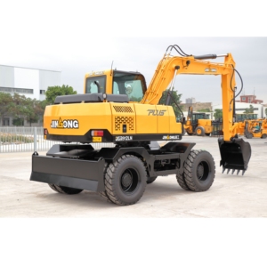 Chinês de Alta Qualidade Marca <span class=keywords><strong>JINGONG</strong></span> Máquina New Double Boom Cilindros Escavadeira De Rodas JGM912LN para Venda - Product Image 1