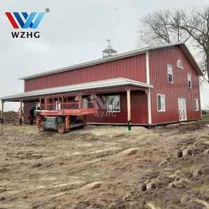 Structure <span class=keywords><strong>en</strong></span> acier Kits chauds à vendre Dessin <span class=keywords><strong>préfabriqué</strong></span> Structure <span class=keywords><strong>en</strong></span> acier Bâtiment Cheval Stockage Hangar Grange <span class=keywords><strong>garage</strong></span> - Product Image 4