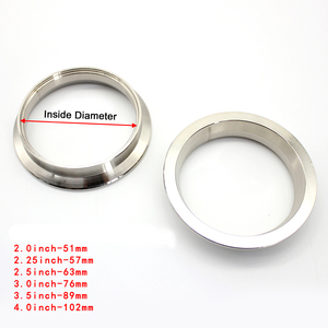 Collier de serrage en <span class=keywords><strong>V</strong></span> universel en acier inoxydable pour échappement avec brides mâles et femelles en fer pour systèmes d'échappement, tuyaux de 51/57/63/76/89/102 MM - Product Image 6
