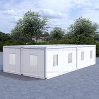 Maison mobile de luxe préfabriquée en Chine, isolée, avec toit en verre, exportable, en kit, type conteneur