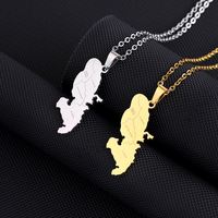 Collier pendentif en acier inoxydable étanche avec carte de la Martinique, bijoux de mode, vente en gros
