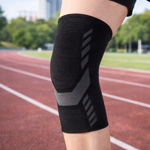 Lightweight Compression Knee Sleeve Spandex & Nylon Mild Support Breathable Multi-Sport Use Adult Protection - Product Image 1