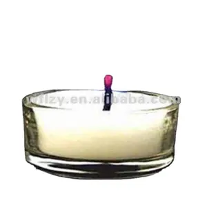 촛불 만들기를위한 DIY 명확한 유리제 초 컵