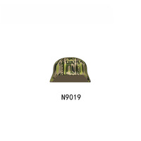 Accessoires de briques MOC à petites particules, casques imprimés camouflage WW2, scène de bataille, pièces de briques à assembler soi-même, objet de collection, jouet de loisir, cadeau