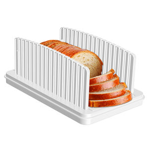 Rebanador de Pan Ajustable, Rebanador de Pan de Plástico para Rebanar Panes, Herramienta de Cocina Plegable para Hornear - Product Image 3