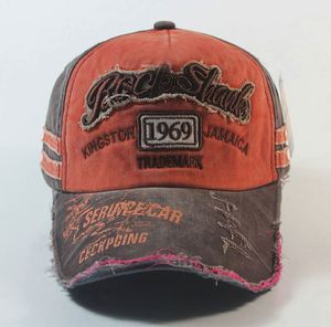 Casquettes de baseball unisexe pour adultes, non structurées, à profil bas, effet vieilli, en tissu courant, à 6 panneaux, avec motif de lettres brodées en 3D, vente en gros - Product Image 2