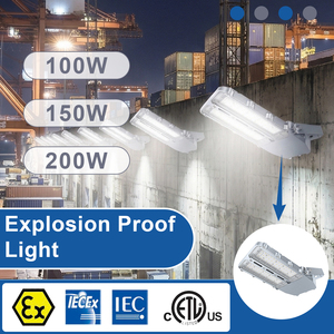 Lumière LED anti-explosion de 200W, étanche IP66, classe I division 2, facile à installer, pour divers environnements de travail - Product Image 6