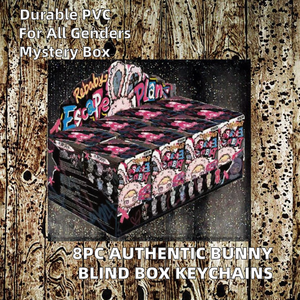 Nouvelles poupées en peluche PVC 21 cm, 8 pièces/ensemble, 100% authentiques, série Baby Three Rebaby Escape <span class=keywords><strong>Plan</strong></span>, boîte mystère, adorables lapins porte-clés et breloques de sac - Product Image 2