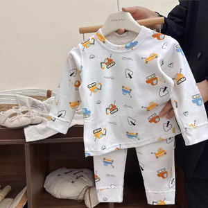 Vêtements d'hiver confortables et chauds pour enfants, <span class=keywords><strong>sous</strong></span>-vêtements intérieurs épais sans couture pour garçons, pyjamas de dessin animé, confortables - Product Image 1