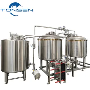 China 500l 1000l brewery pilot plant craft beer brewing equipment