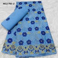Tissu en dentelle suisse africaine Lafaya en gros, dernière dentelle nigériane en coton, broderie 100% coton, style Dubaï pour robe de soirée