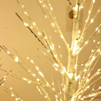 Guirlande lumineuse LED en forme de branche de bouleau de Noël, blanc chaud, IP44, pour extérieur, jardin, décoration de fête, salon, maison