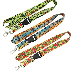 No Minimum Order Manufacturer Personalized Neck Printing Polyester Sublimation Custom Lanyards With Logo Custom