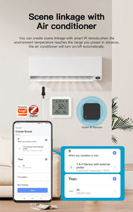 Capteur de température et d'humidité Tuya Zigbee avec sonde externe, thermomètre LCD, fonctionne avec Alexa Google Assistant - Product Image 5