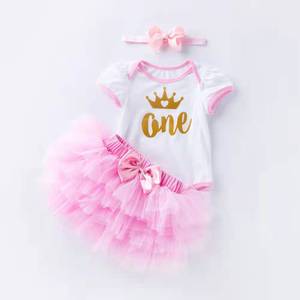 Vestito da Principessa per Bambina di 1 Anno, Abito Tutu per Neonata, Abbigliamento per Bambini, Outfit per Battesimo e Primo Compleanno, Vestido De Bebes - Product Image 2