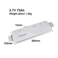 3.7v 80.5Ah 87.5AH Nmc Li-po Batteries Lithium Polymère Sk Pouch Cell Lithium Ion Pouch Batterie pour EV