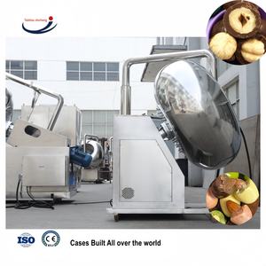 कैंडी चीनी कोटिंग मशीन तकनीकी सहायता और वायु तापमान नियंत्रण के साथ कारखाने बनाने के लिए - Product Image 3